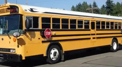 2009 Diesel engine Blue Bird school bus